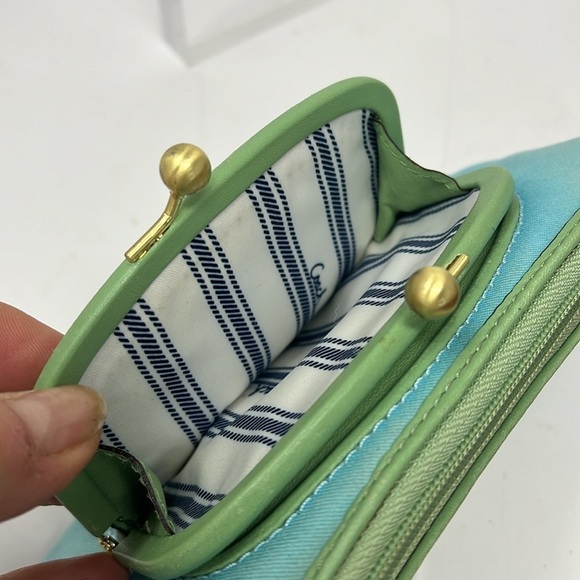 Coach Bonnie Cashin Kisslock Limited Edition Bon Print Canvas Large Wristlet - Picture 5 of 10